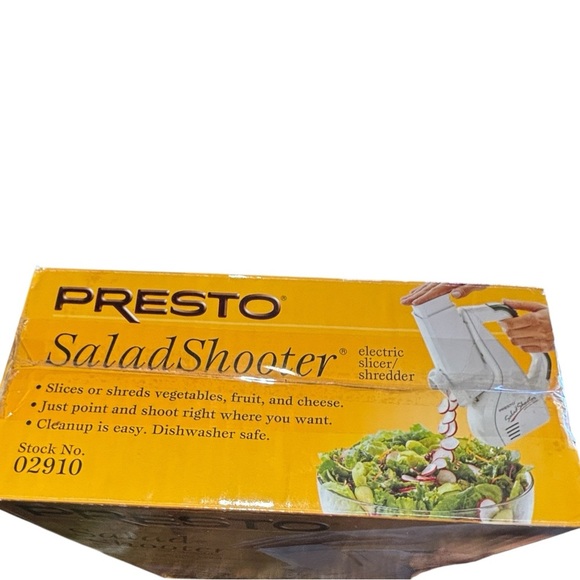 Presto 02910 SaladShooter Electric Food Slicer Shredder - Pre-owned - GUC - Picture 12 of 13